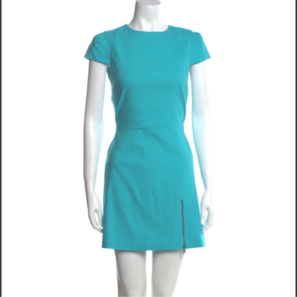 Alice + Olivia Blue Mini Dress